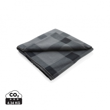 Logo trade promotional gifts picture of: Soft plaid fleece blanket