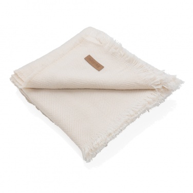 Logo trade promotional gifts image of: Ukiyo Aware™ Polylana® woven blanket 130x150cm