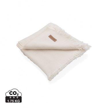 Logo trade promotional merchandise picture of: Ukiyo Aware™ Polylana® woven blanket 130x150cm