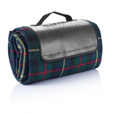 Logo trade promotional merchandise photo of: Tartan picnic blanket