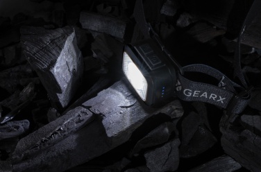 Logo trade promotional gift photo of: Gear X RCS rPlastic heavy duty head torch