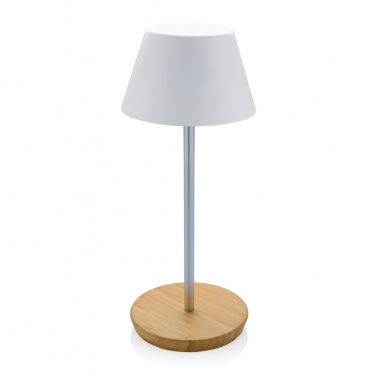 Logo trade promotional merchandise picture of: Pure Glow RCS usb-rechargeable recycled plastic table lamp