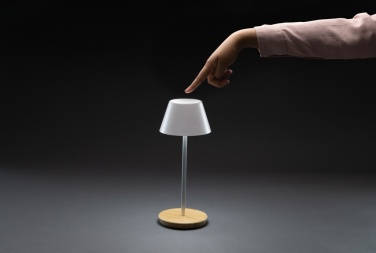 Logotrade promotional merchandise picture of: Pure Glow RCS usb-rechargeable recycled plastic table lamp