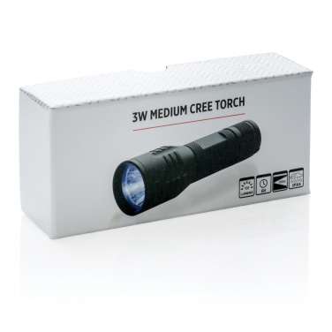 Logo trade promotional giveaway photo of: 3W medium CREE torch