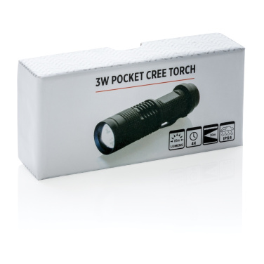 Logotrade promotional giveaway image of: 3W pocket CREE torch