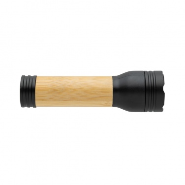 Logotrade business gift image of: Lucid 1W RCS certified recycled plastic & bamboo torch