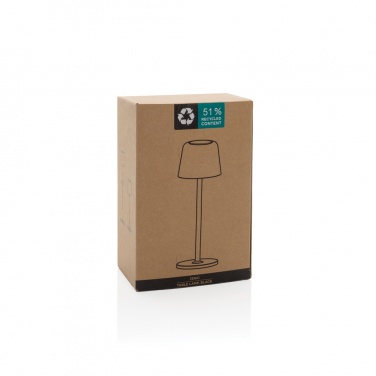 Logotrade promotional products photo of: Zenic RCS recycled plastic USB re-chargable table lamp