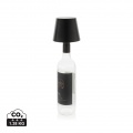 BottleGlow RCS recycled plastic bottle lamp, black