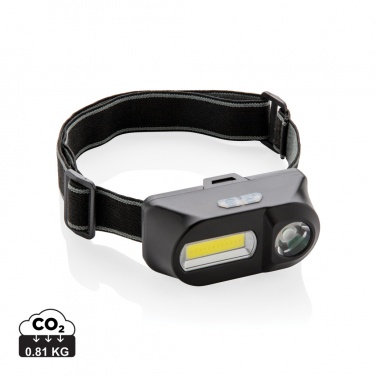 Logo trade promotional gifts image of: COB and LED headlight