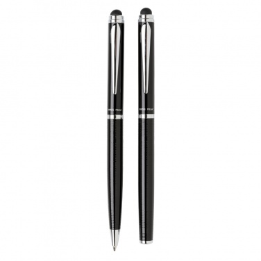 Logo trade advertising products picture of: Swiss Peak deluxe pen set