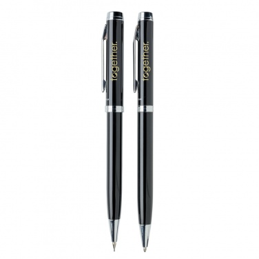 Logo trade promotional merchandise photo of: Luzern pen set