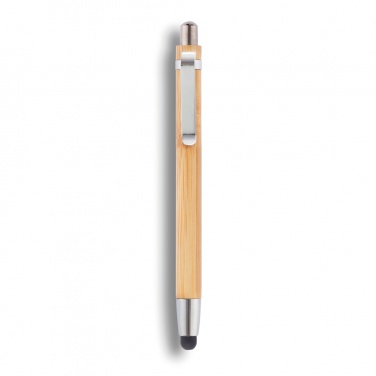 Logo trade promotional gifts image of: Bamboo stylus pen