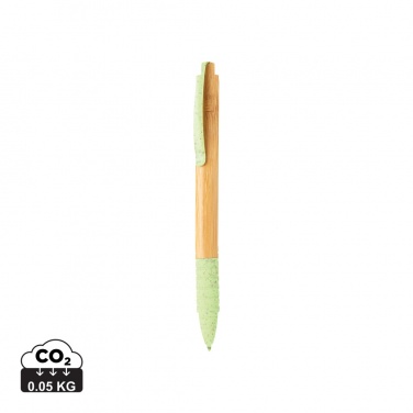 Logo trade promotional products image of: Bamboo & wheat straw pen