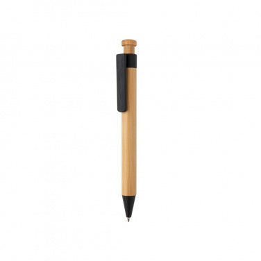 Logotrade promotional product picture of: Bamboo pen with wheatstraw clip