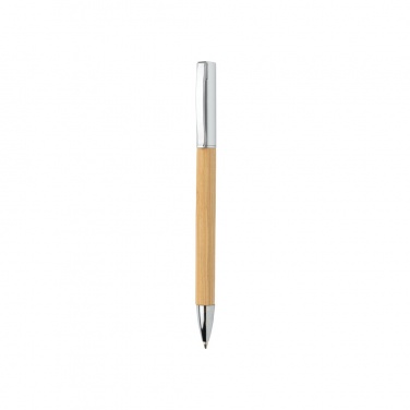 Logo trade promotional item photo of: Modern bamboo pen