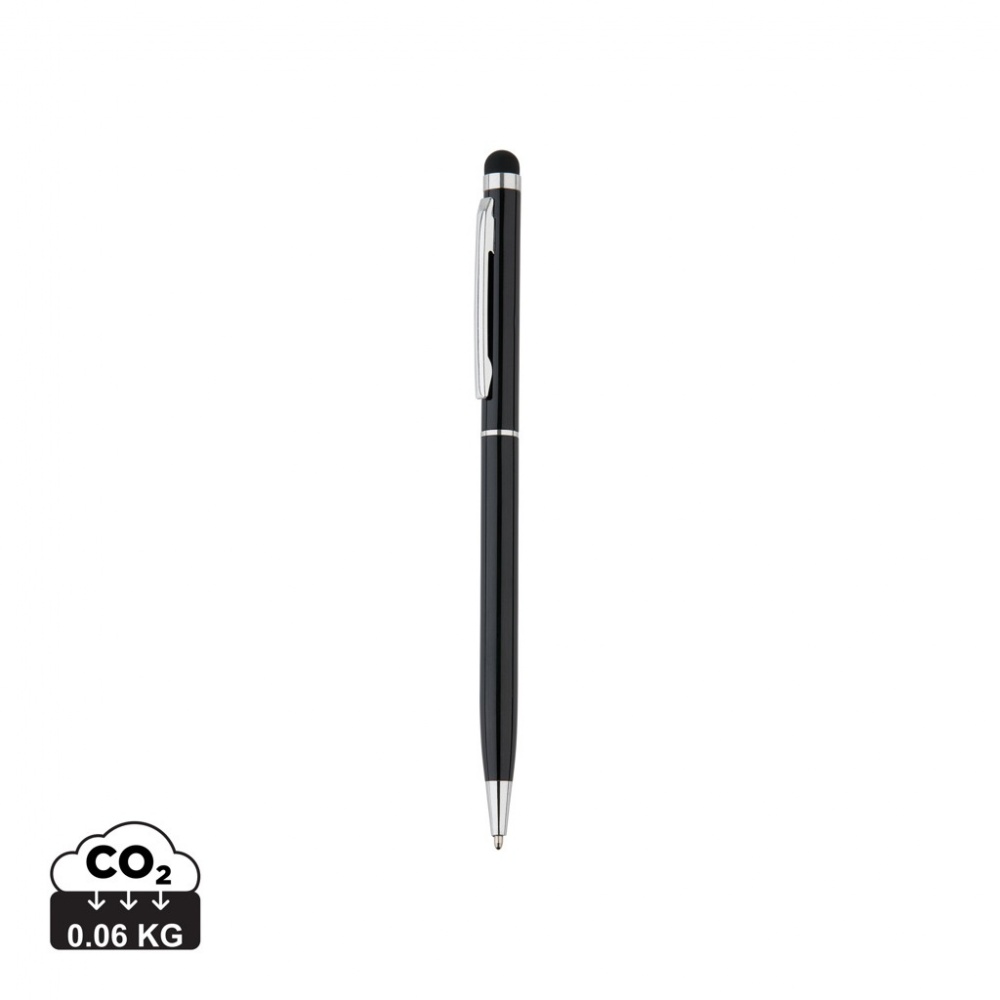 Logo trade promotional products picture of: Thin metal stylus pen