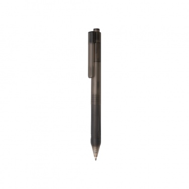 Logotrade corporate gift picture of: X9 frosted pen with silicone grip