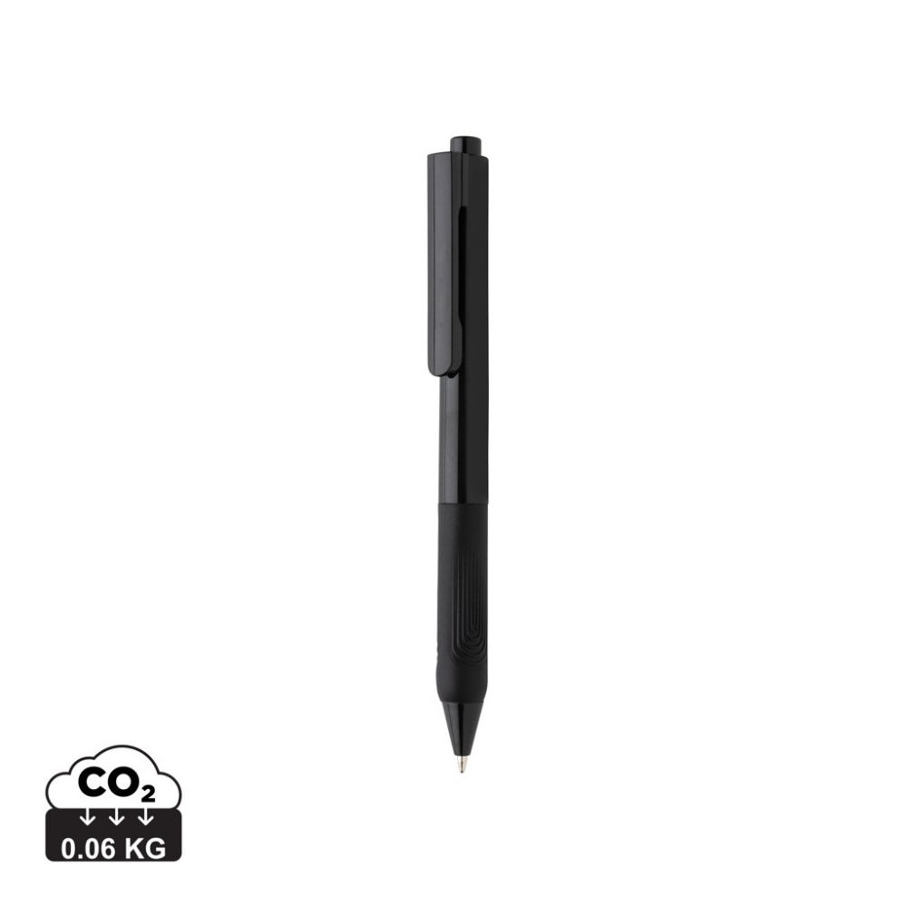 Logotrade promotional gift picture of: X9 solid pen with silicone grip