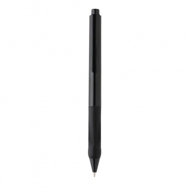 Logo trade promotional gift photo of: X9 solid pen with silicone grip