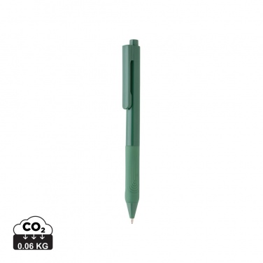 Logotrade promotional giveaway image of: X9 solid pen with silicone grip