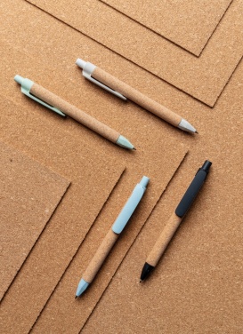 Logotrade promotional giveaway picture of: Write wheatstraw and cork pen