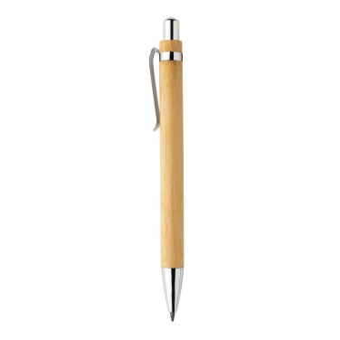 Logo trade promotional gift photo of: Pynn bamboo infinity pen