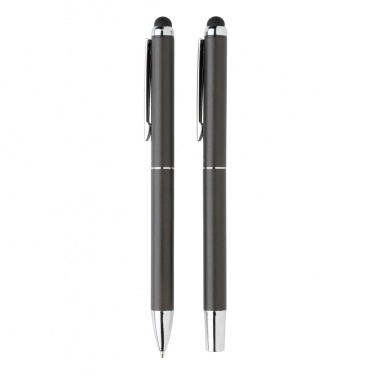 Logo trade business gift photo of: Swiss Peak deluxe pen set in PU pouch