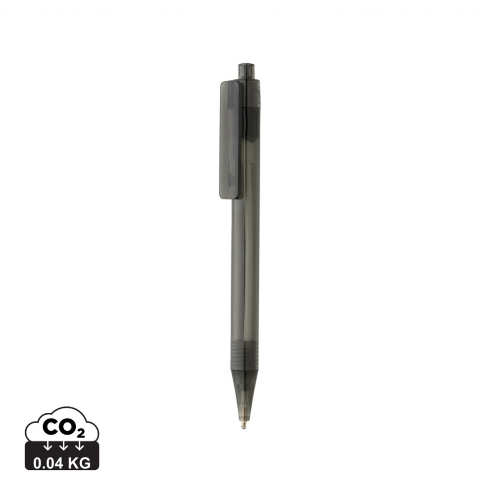 Logo trade promotional gift photo of: GRS RPET X8 transparent pen