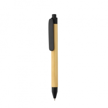 Logo trade promotional merchandise photo of: Write responsible recycled paper barrel pen