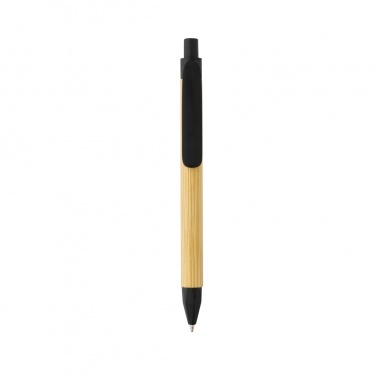 Logo trade promotional giveaways picture of: Write responsible recycled paper barrel pen