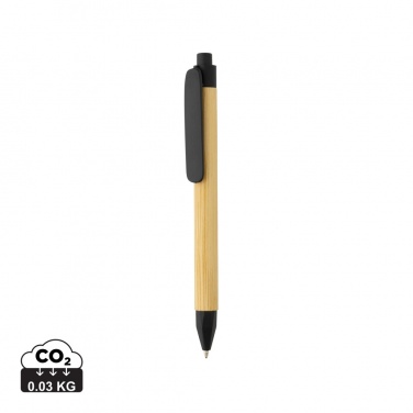 Logotrade promotional giveaway picture of: Write responsible recycled paper barrel pen