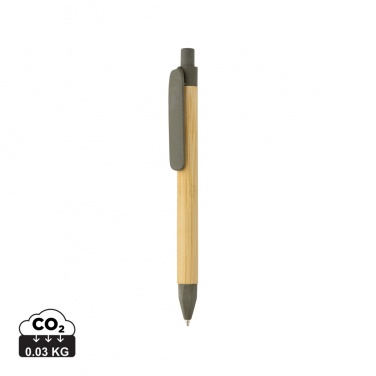 Logotrade promotional merchandise image of: Write responsible recycled paper barrel pen