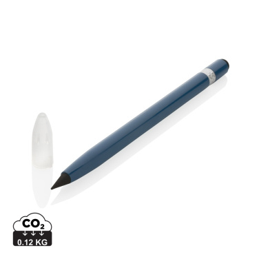 Logo trade promotional gifts picture of: Aluminum inkless pen with eraser