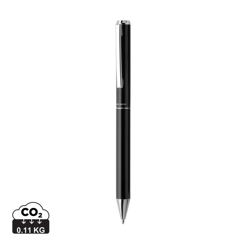 Logo trade promotional gifts image of: Swiss Peak Cedar RCS certified recycled aluminium pen