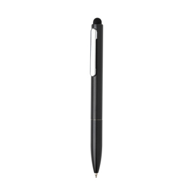 Logotrade promotional gift picture of: Kymi RCS certified recycled aluminium pen with stylus