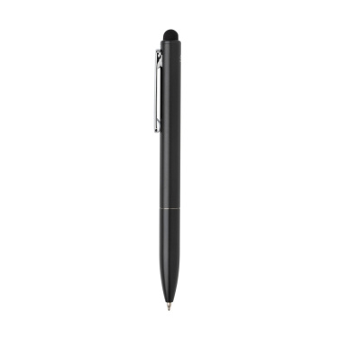 Logo trade promotional giveaways image of: Kymi RCS certified recycled aluminium pen with stylus