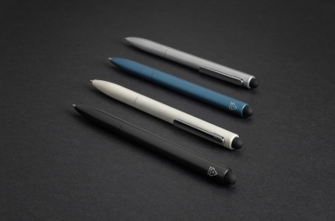 Logotrade promotional merchandise photo of: Kymi RCS certified recycled aluminium pen with stylus