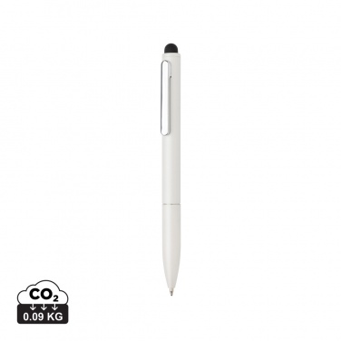 Logotrade promotional merchandise photo of: Kymi RCS certified recycled aluminium pen with stylus