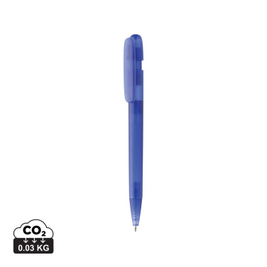 Logo trade promotional gift photo of: Devin GRS certified RABS pen transparent