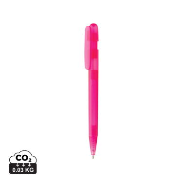 Logo trade promotional items picture of: Devin GRS certified RABS pen transparent