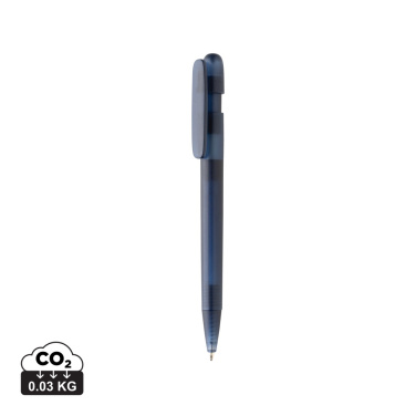 Logo trade promotional item photo of: Devin GRS certified RABS pen transparent