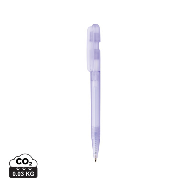 Logo trade corporate gift photo of: Devin GRS certified RABS pen transparent