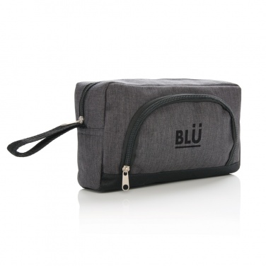 Logo trade promotional gifts picture of: Classic two tone toiletry bag