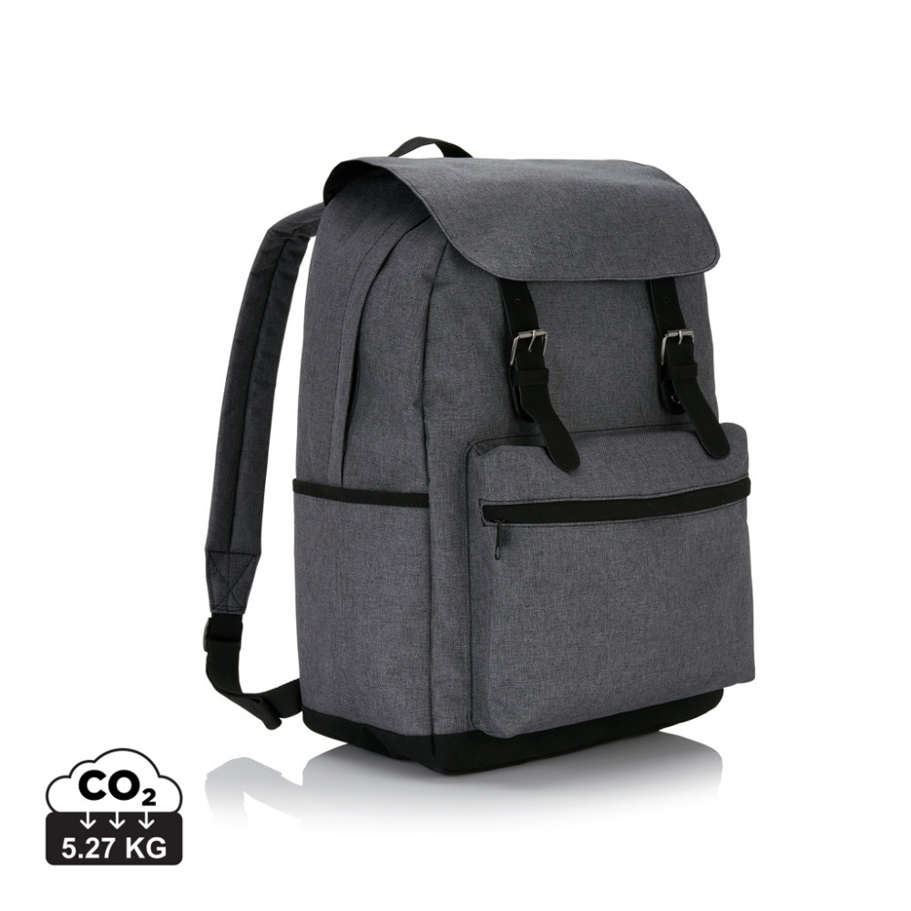 Logo trade promotional items picture of: Laptop backpack with magnetic buckle straps