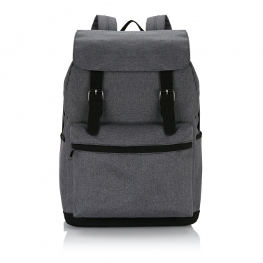 Logo trade business gift photo of: Laptop backpack with magnetic buckle straps