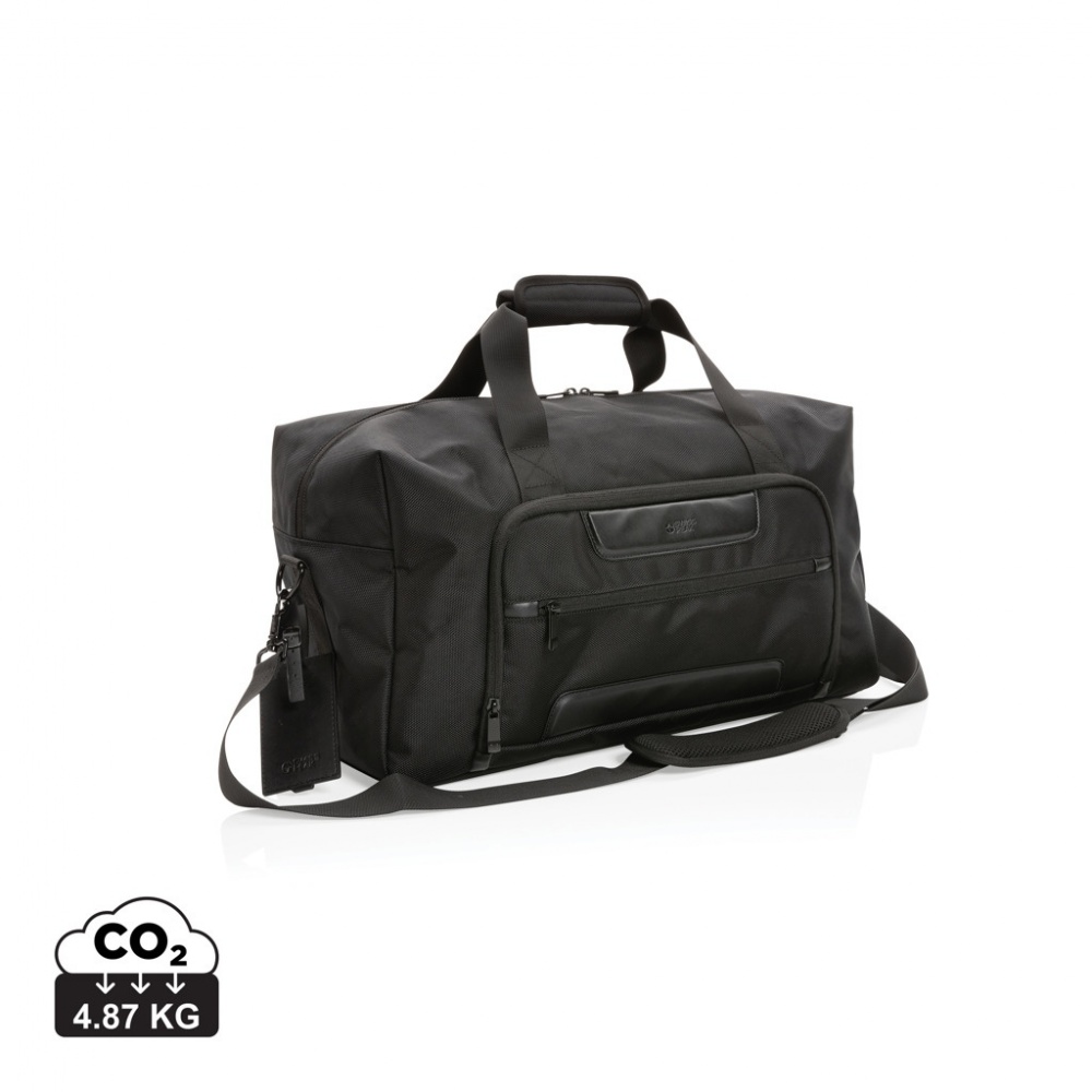 Logotrade promotional merchandise picture of: Swiss Peak AWARE™ RPET Voyager weekend bag