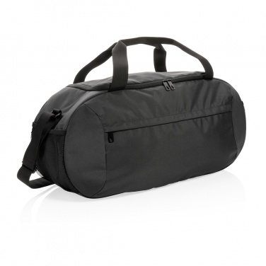 Logo trade promotional gift photo of: Impact AWARE™ RPET modern sports duffel