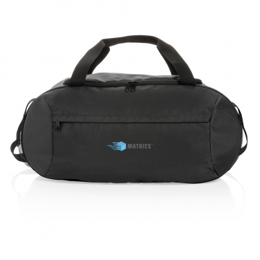 Logotrade promotional item picture of: Impact AWARE™ RPET modern sports duffel