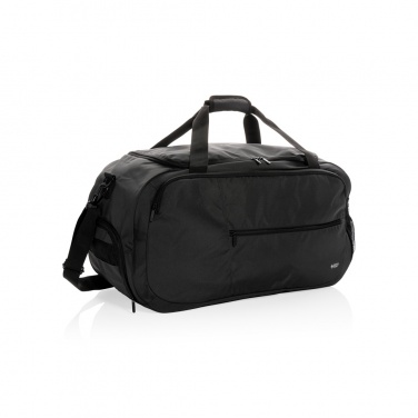 Logo trade advertising products image of: Swiss Peak AWARE™ RPET sports duffel bag