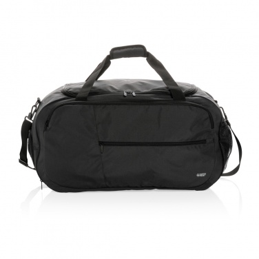 Logo trade promotional gifts image of: Swiss Peak AWARE™ RPET sports duffel bag